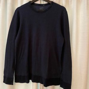 Waffle-Knit Long Sleeve Shirt